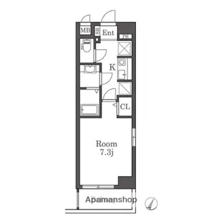 CATENACCIO周船寺【6階】の間取り