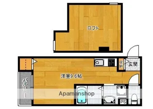 INVEST姪浜【1階】の間取り