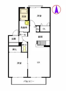 ファミール横浜【2階】の間取り