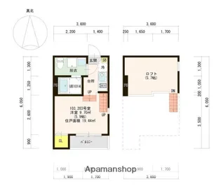 ベラコスタ姪浜【1階】の間取り