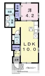 アマルフィⅡ【1階】の間取り