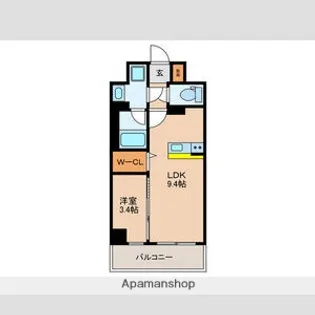 ルーチェ M【5階】の間取り