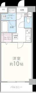 カサベルテ ワン【1階】の間取り