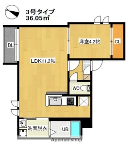 REGALEST周船寺駅前【1階】の間取り