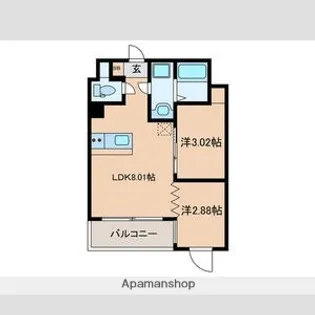 THE GRAND WIN【5階】の間取り
