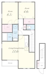 セピアコート(福岡)【2階】の間取り