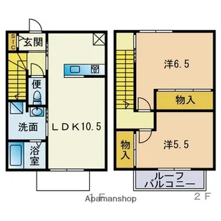 BELLE LEAD藤崎駅南【C-102号室】の間取り