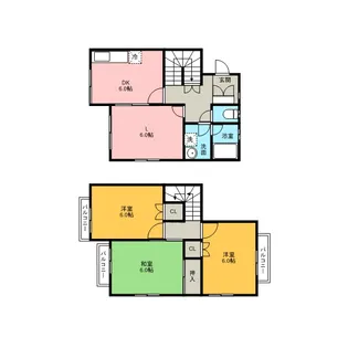 生の松原ニュータウンS【1階】の間取り