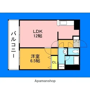 いわきビル今宿【4階】の間取り