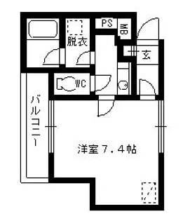 ハーモニーKハウスいおり【101号室】の間取り