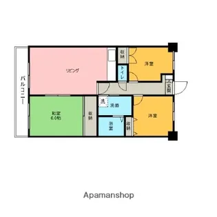 プリマベーラ波多江【1階】の間取り