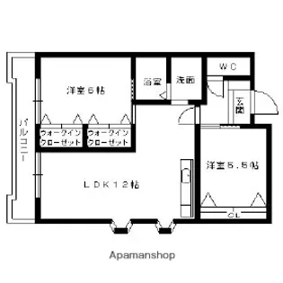 田中ビル【4階】の間取り