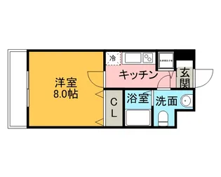 クリエイト三島【4階】の間取り