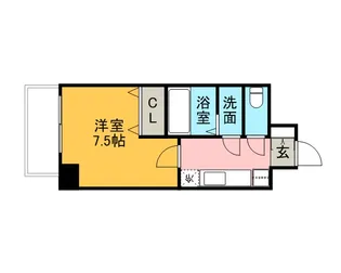 メルヘンローズ学研都市【5階】の間取り