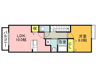 アヴェンタドール【2階】の間取り
