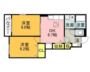アヴェンタ ドールⅢ【1階】の間取り