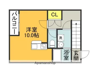 ブエナカーサ県立大前Ⅰ【2階】の間取り