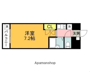 リファレンス県立大前Ⅱ【3階】の間取り