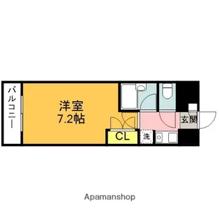 リファレンス県立大前Ⅱ【2階】の間取り