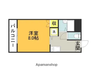 コーポ メイツ【C-6号室】の間取り
