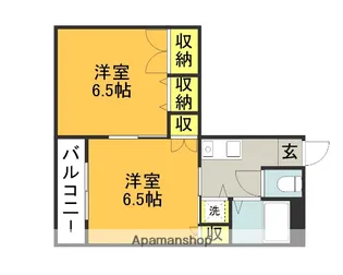 コーポ メイツ【C-1号室】の間取り