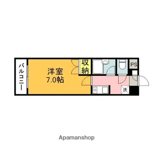リファレンス県立大前【2階】の間取り