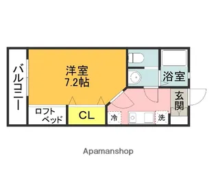 プリマヴェーラ【202号室】の間取り