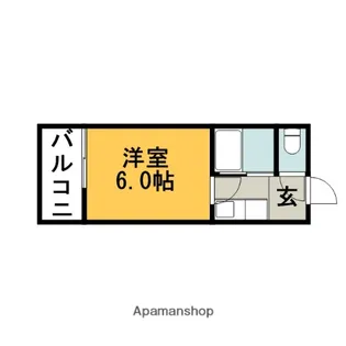 OAマンションⅤ【104号室】の間取り