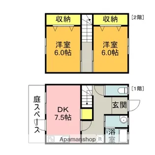 サニーコート水取【4号室】の間取り