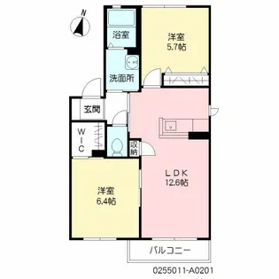 グラン・シャリオ A棟【2階】の間取り