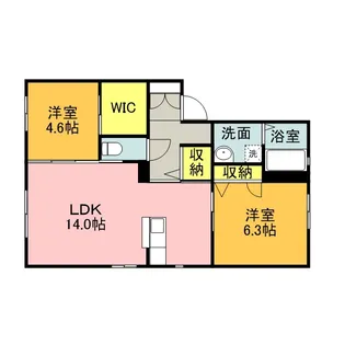 メゾン ド ボヌール C棟【1階】の間取り