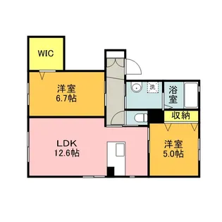 メゾン ド ボヌール D棟【1階】の間取り