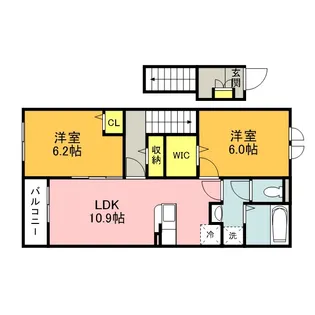 レジデンス プリュⅧ【2階】の間取り
