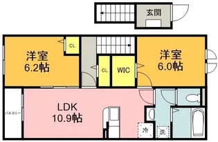 DO SON A棟【2階】の間取り
