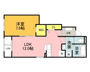 DO SON A棟【1階】の間取り