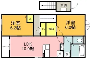 DO SON A棟【2階】の間取り