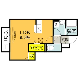 アミティエ シゲ【1階】の間取り