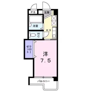 アビタシオン柳町【2階】の間取り
