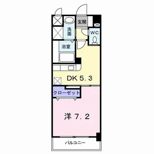 ハミングバード上吉田【3階】の間取り