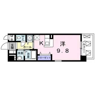 アン フレーシュ【5階】の間取り