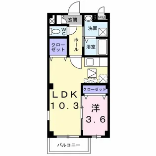 ラ・プア・マウイ【1階】の間取り