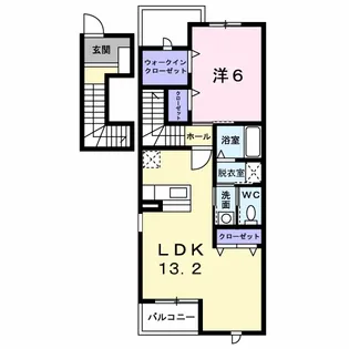アブニールソレイユ A【2階】の間取り