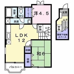 レイク・メゾン【2階】の間取り