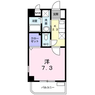 アルテール幸神Ⅱ【3階】の間取り