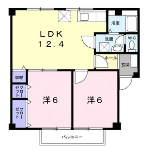 アネックス大平【1階】の間取り