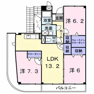 ユーアイマンション・赤坂【2階】の間取り
