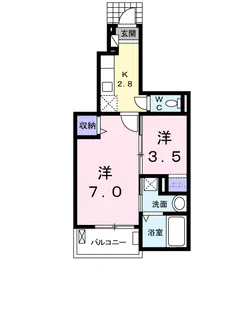 アルドールT・S【105号室】の間取り