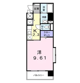 セレスタイト黒崎【6階】の間取り