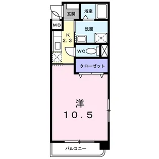 ルミネスタ学研台【3階】の間取り