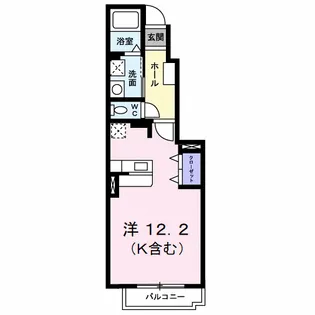 フィーノヴィラⅡ【1階】の間取り